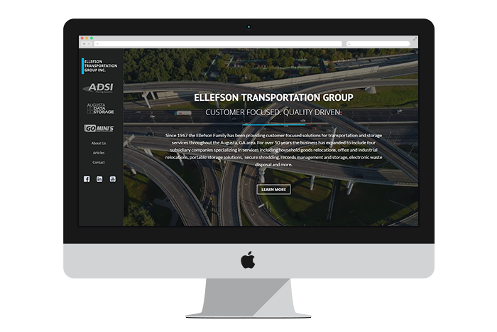 Ellefson Transportation Augusta Website